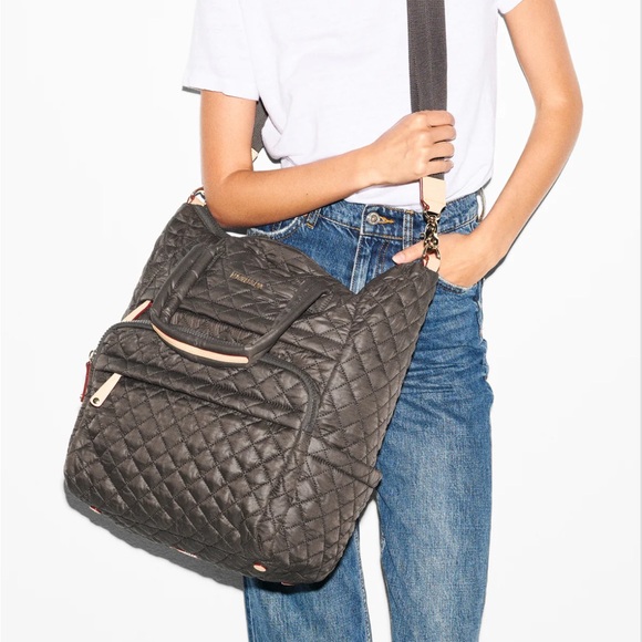 MZ Wallace Brown Quilted Women's Bag - Picture 5 of 13